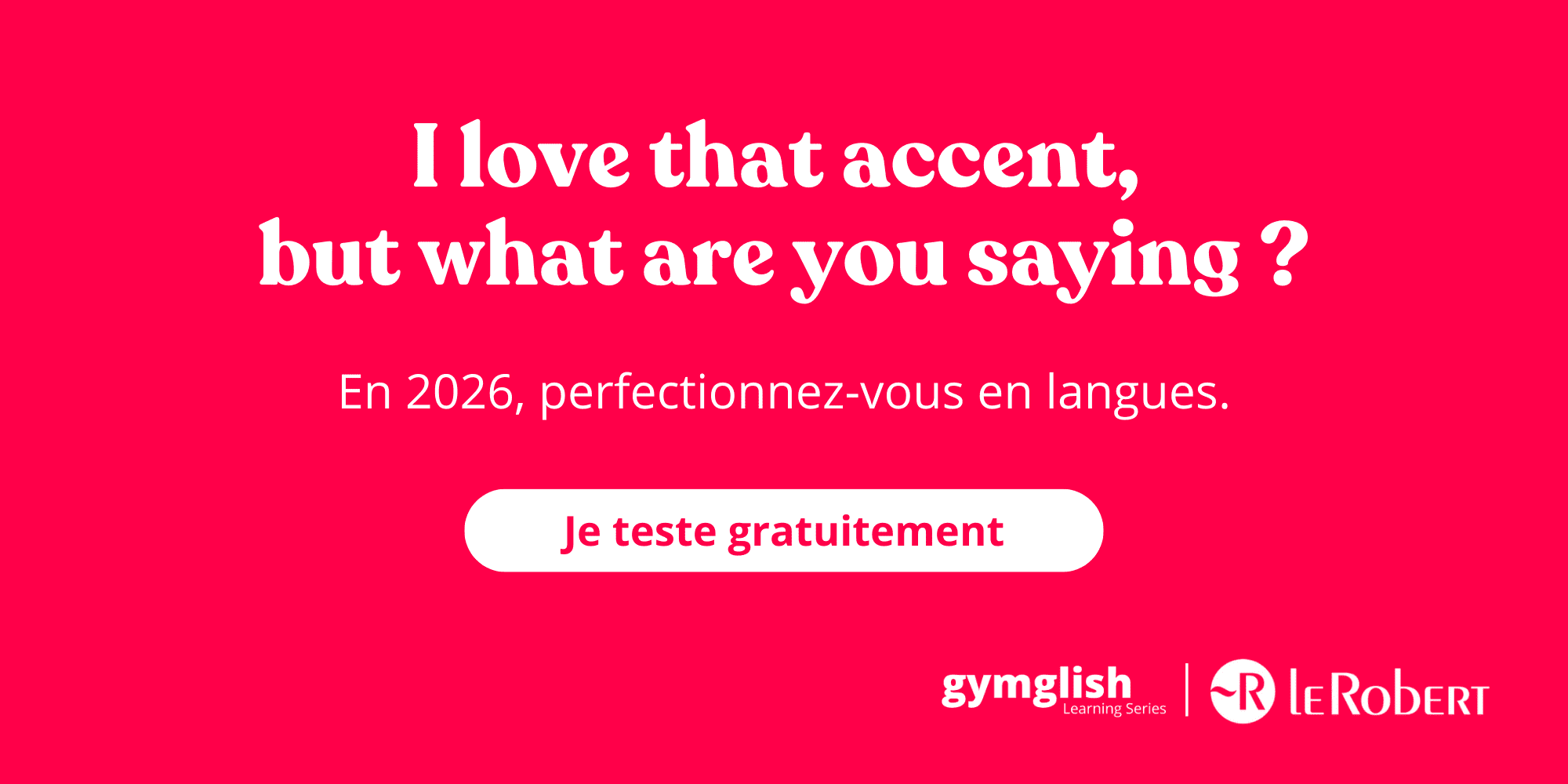 Le Robert présente Gymglish