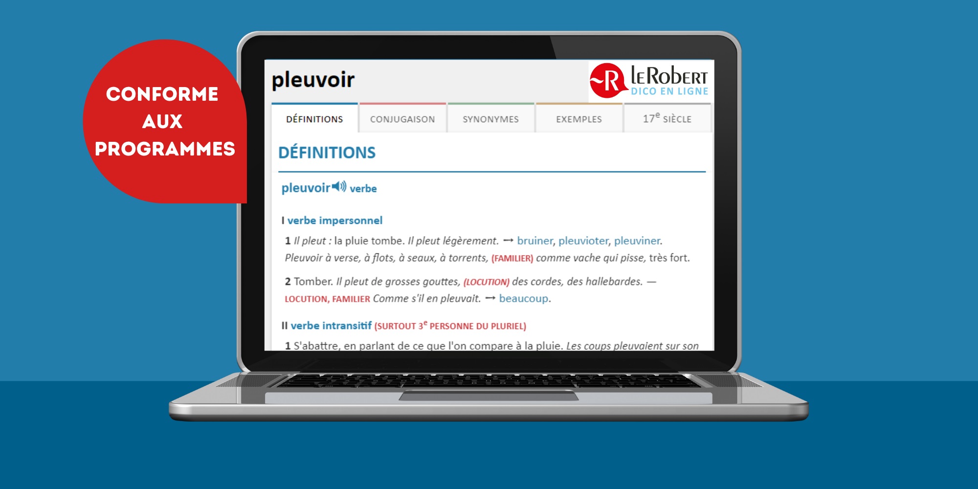 Dico en ligne Le Robert : le dictionnaire en ligne qui s’adapte aux exigences scolaires
