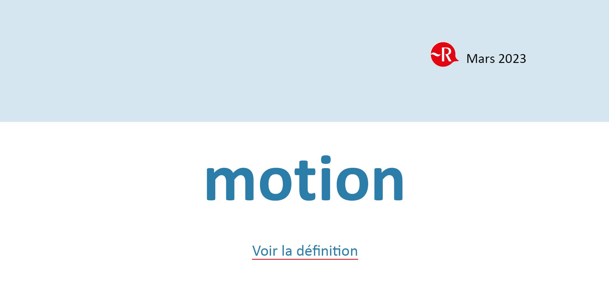 motion