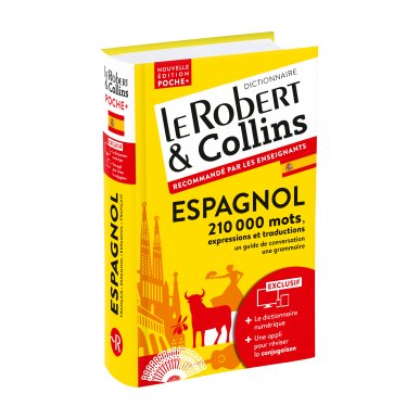 Dictionnaire Le Robert & Collins Poche Plus espagnol et sa version numérique à télécharger PC