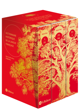 Dictionnaire historique de la langue française, l'édition ultime - Coffret compact 3 volumes - rouge