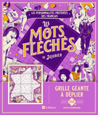 Les personnalités préférées des Français - Les mots fléchés de Jujubier - Grille géante