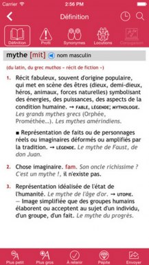 Définition mythe