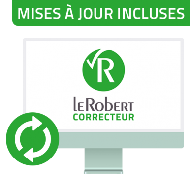 Le Robert Correcteur - Toujours à jour - Abonnement annuel 1 poste PC/Mac
