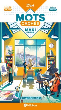 Maxi frise de mots cachés - L'art