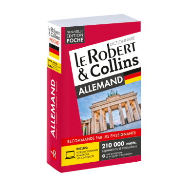 Dictionnaire Le Robert & Collins Poche allemand et sa version numérique à télécharger PC