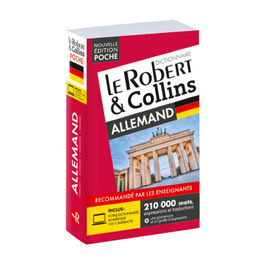 Dictionnaire Le Robert Collins Poche Allemand Et Sa Version Numerique A Telecharger Pc Ouvrage Bimedia