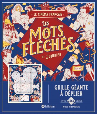 Le cinéma français - Les mots fléchés de Jujubier - Grille géante