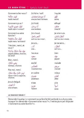 Page intérieure Le Robert & Collins - Dictionnaire visuel Arabe