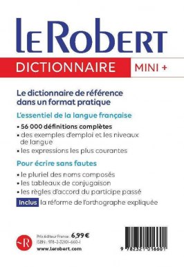 LeRobert micro. Dictionnaire de la langue française