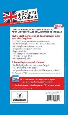 Plat 4 Robert& Collins Poche + anglais