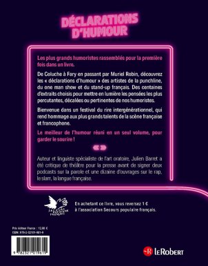 Plat 4 Déclarations d'humour