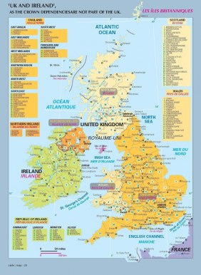 Carte Royaume-Uni