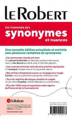 Plat 4 Dictionnaire des synonymes