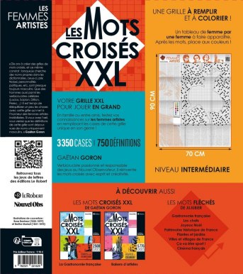 Les mots croisés XXL - Les femmes artistes
