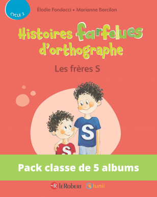 Pack de 5 albums - Les frères S - Histoires farfelues d'orthographe - (Cycle 2)
