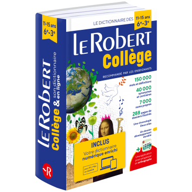 Dictionnaire Le Robert collège et son dictionnaire en ligne - 11/15 ans - 6e-5e-4e-3e