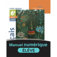 Français 6e - cycle 3, manuel numérique élève