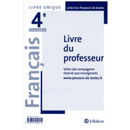 Français Collège 4e - Passeurs de textes - Livre du professeur - Réforme du collège
