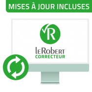 Le Robert Correcteur - Toujours à jour - Abonnement annuel 1 poste PC/Mac