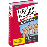 Dictionnaire Le Robert & Collins Maxi Plus Allemand et sa version numérique à télécharger PC - Nouvelle Édition 