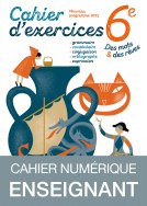Français 6e - Des mots et des rêves - Cahier numérique enseignant - adoptant 1 an (édition 2025)