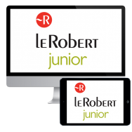 Dictionnaire Le Robert Junior - Abonnement en ligne 1 an - 7/11 ans - CE-CM-6e