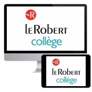 Dictionnaire Le Robert Collège - Abonnement en ligne  1 an - 11/15 ans - 6e 5e 4e 3e - Nouvelle édition
