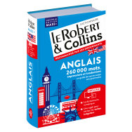 Dictionnaire Le Robert & Collins Maxi Plus anglais et sa version numérique à télécharger PC - Nouvelle édition