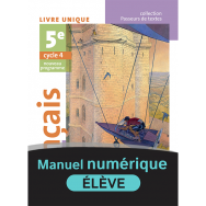 Français 5e - cycle 4, manuel numérique élève