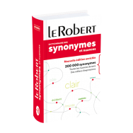 Le Robert - Dictionnaire des synonymes et nuances poche plus