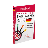 Le Robert - L'allemand 3 en 1 : grammaire, difficultés, conjugaison