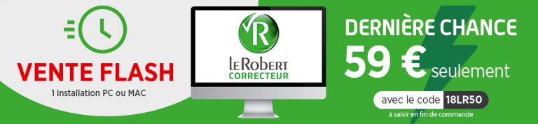 Vente flash Le Robert Correcteur